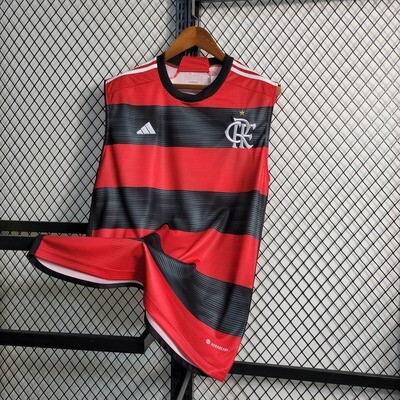 Camisa Regata Flamengo 2023/24 Adidas - Masculina Jogo 1