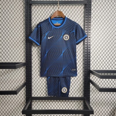 kit Camisa Infantil Chelsea away 2023/24