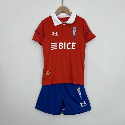 kit Camisa Deportivo Universidad Católica infantil 2023/24