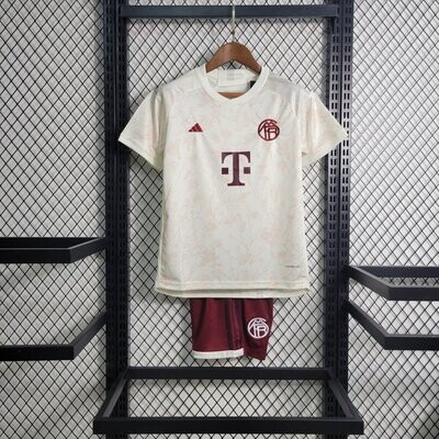 Kit Infantil Bayern de Munique Champions League 2023