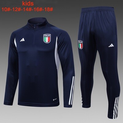 Kit Agasalho Treino Infantil Seleção da Itália 2023