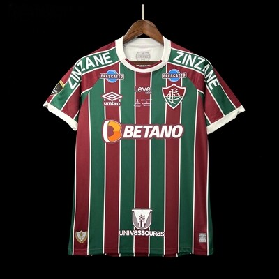 Camisa  Fluminense I 2023/24 Torcedor Masculina Final da Libertadores no Maracanã