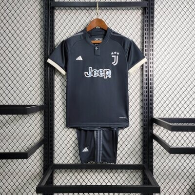 Kit Infantil Juventus III 2023/2024 Camisa + Short