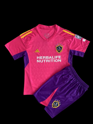 Kit Infantil Los Angeles Galaxy Goleiro 2023/2024 Camisa + Short