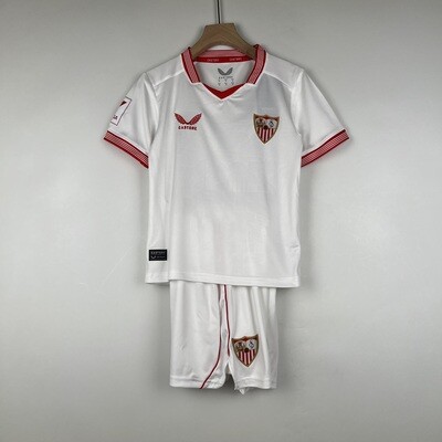 kit Camisa Infantil Sevilla 2023/2024 Home