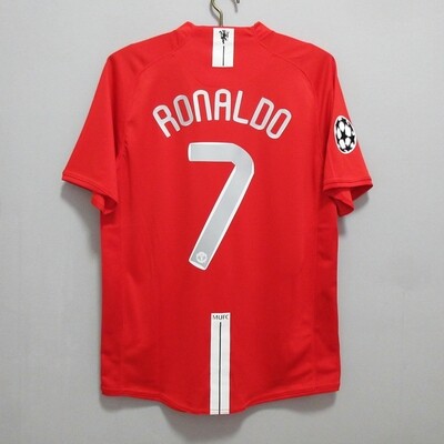 Camisa Manchester United 2007/09 Champions league Ronaldo