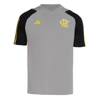 Camisa Treino Atleta Flamengo 24/25 Adidas - Cinza