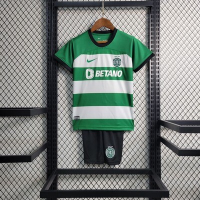 kit Camisa Sporting Lisboa Home 2023/2024 Infantil