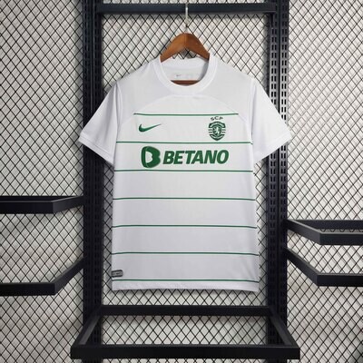 Camisa Sporting Lisboa Away 23/24 - Torcedor - Masculino - Branca
