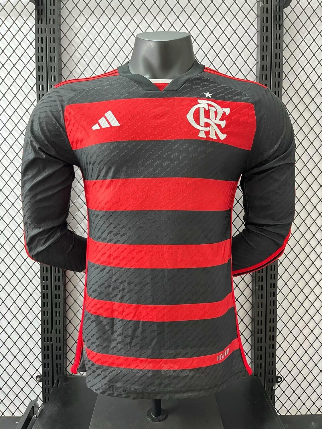 Camisa Flamengo 2024/25 Manga Longa AUTHENTIC Jogo 1