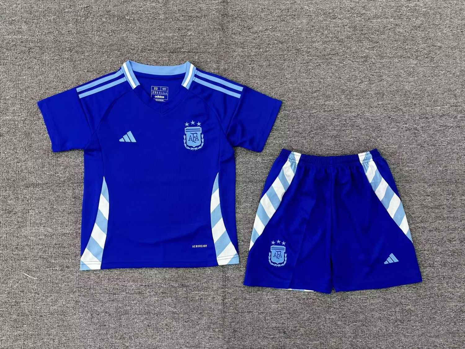 kit Camisa Infantil Argentina 2024/25 Adidas