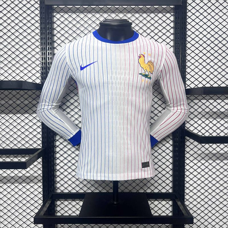 Camisa França 2024/25 Away Manga Longa Jogador