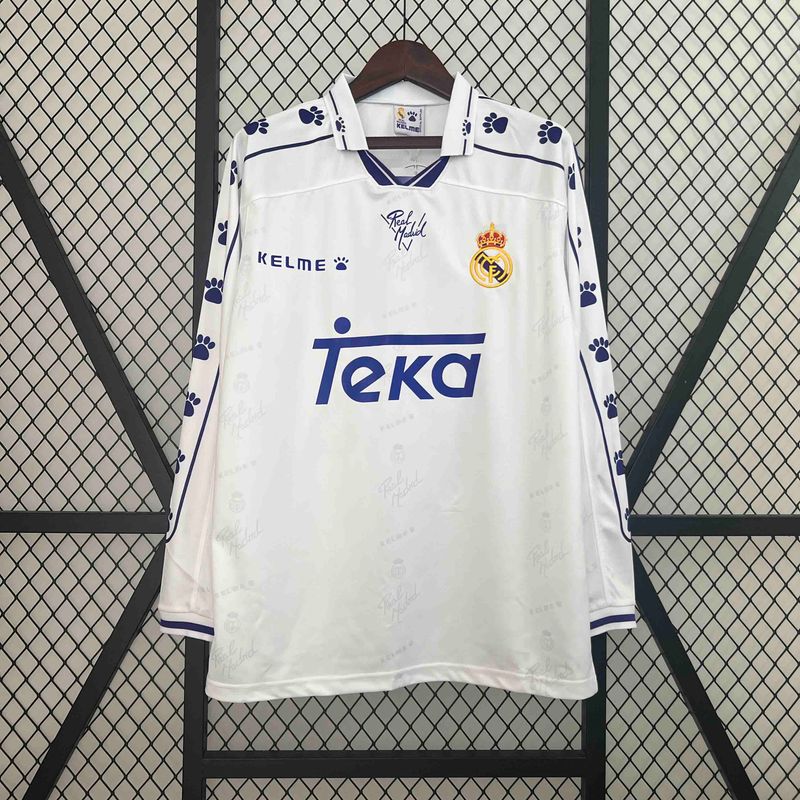 Camisa Real Madrid 1994/96 Manga  Longa