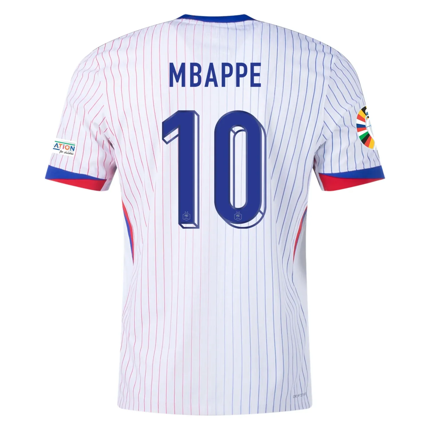 Camisa Seleção da França 2024/2025 Nike MBAPPE 10 com patch euro 2024