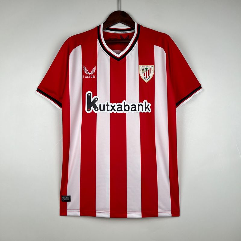 Camisa Athletic Bilbao Home 23/24 - Masculina Camisa Athletic Bilbao Home 23/24 - Masculina