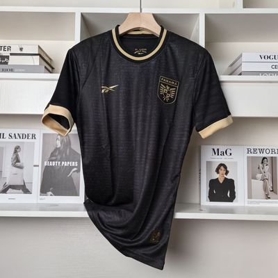 Camisa Panamá Preta com Dourado Homenagem 2024/25 Masculina
