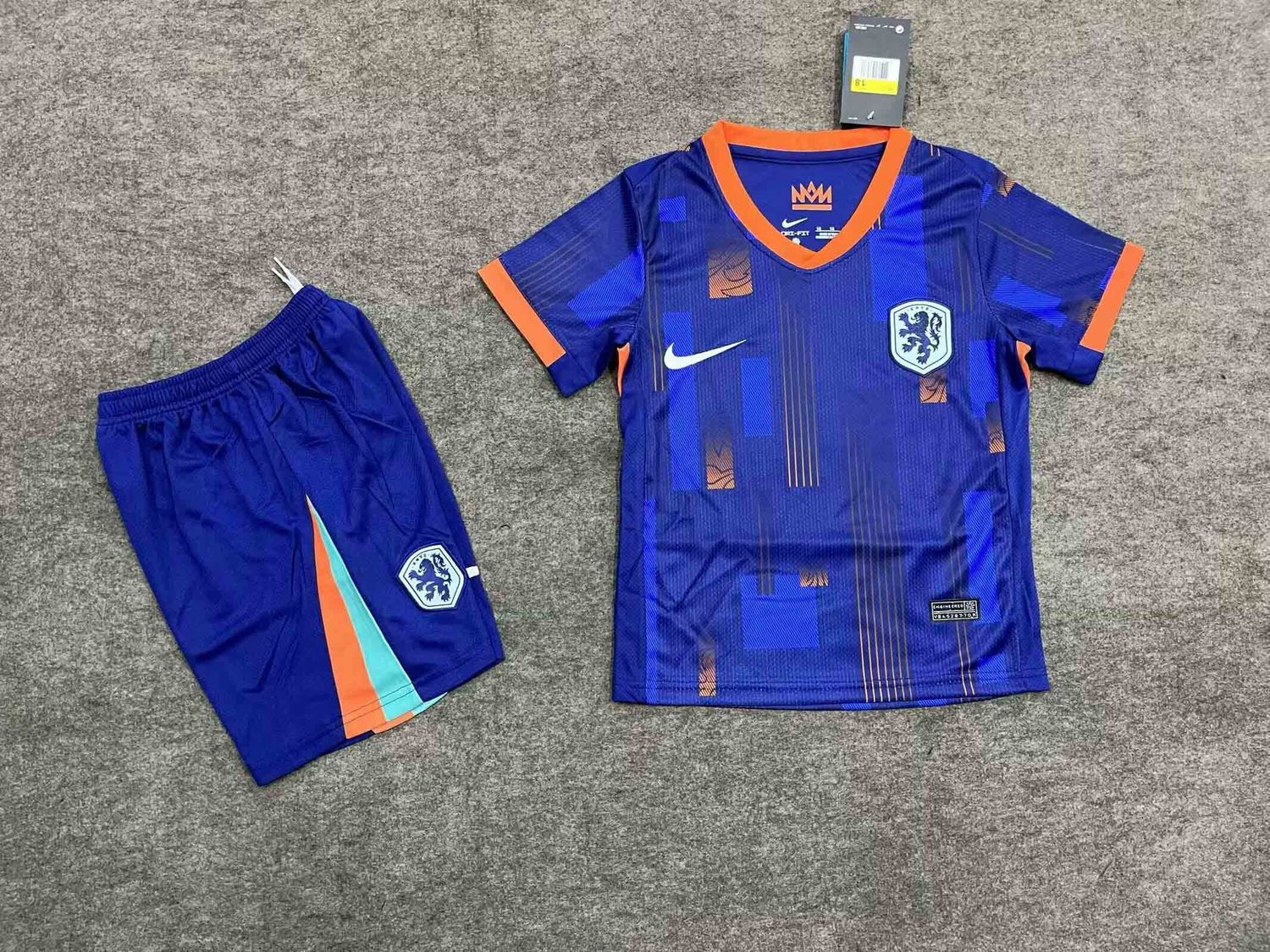 kit Camisa Infantil Seleção da Holanda 2024/25