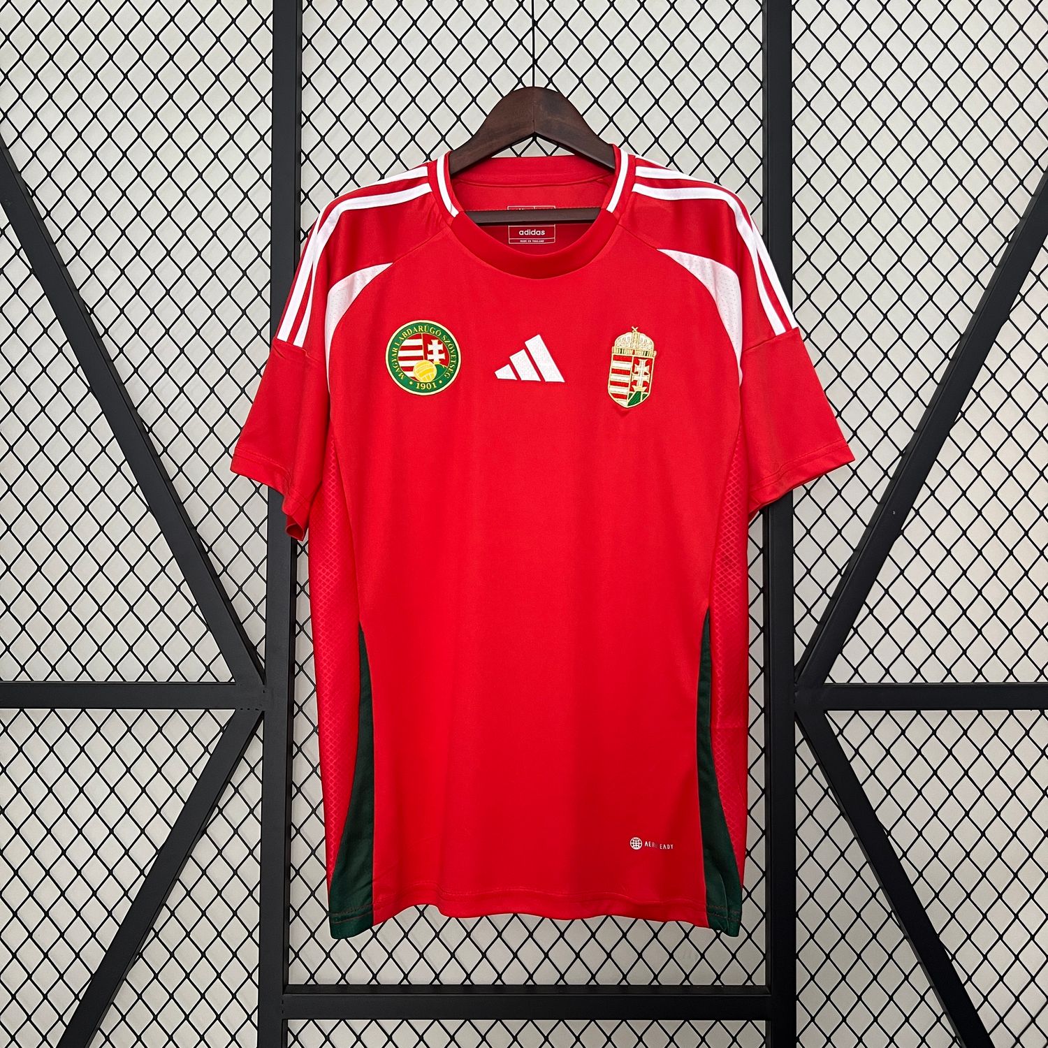 Camisa Hungria 1 Eurocopa Torcedor Masculina 2024