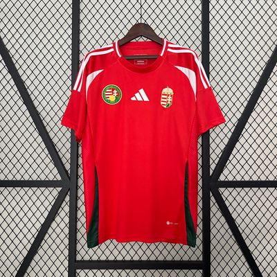 Camisa Hungria 1 Eurocopa Torcedor Masculina 2024