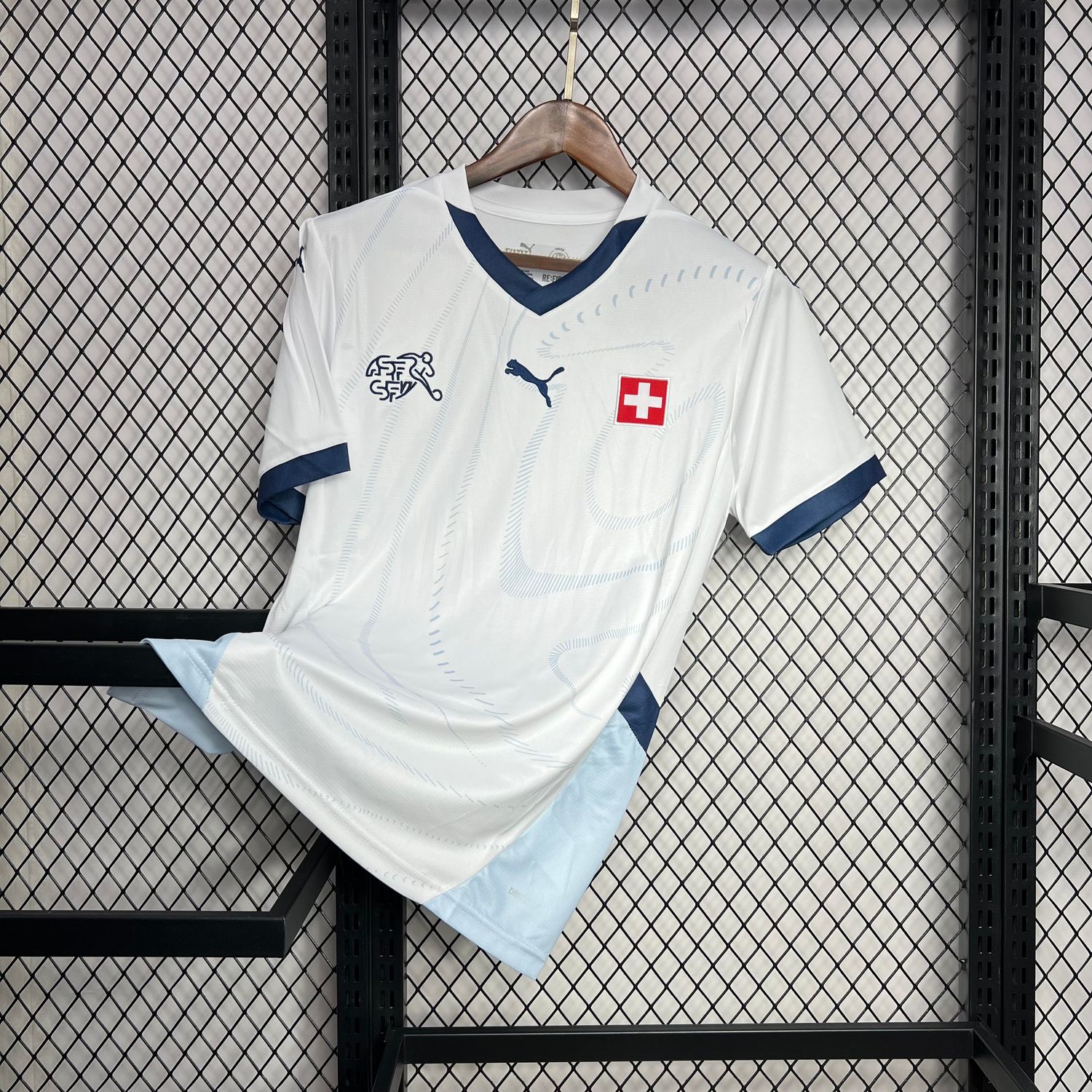 Camisa Suíça Away Eurocopa Torcedor Masculina 2024