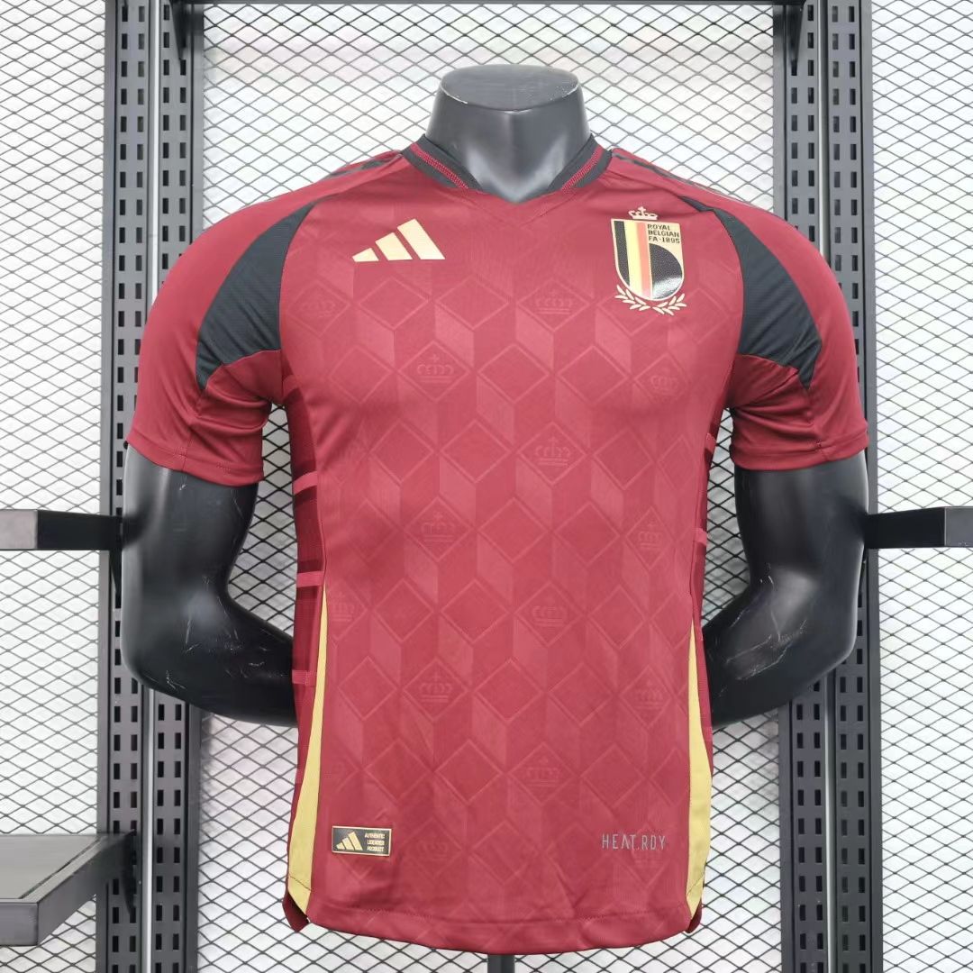 Camisa Bélgica Home 2024 Adidas Jogador Eurocopa
