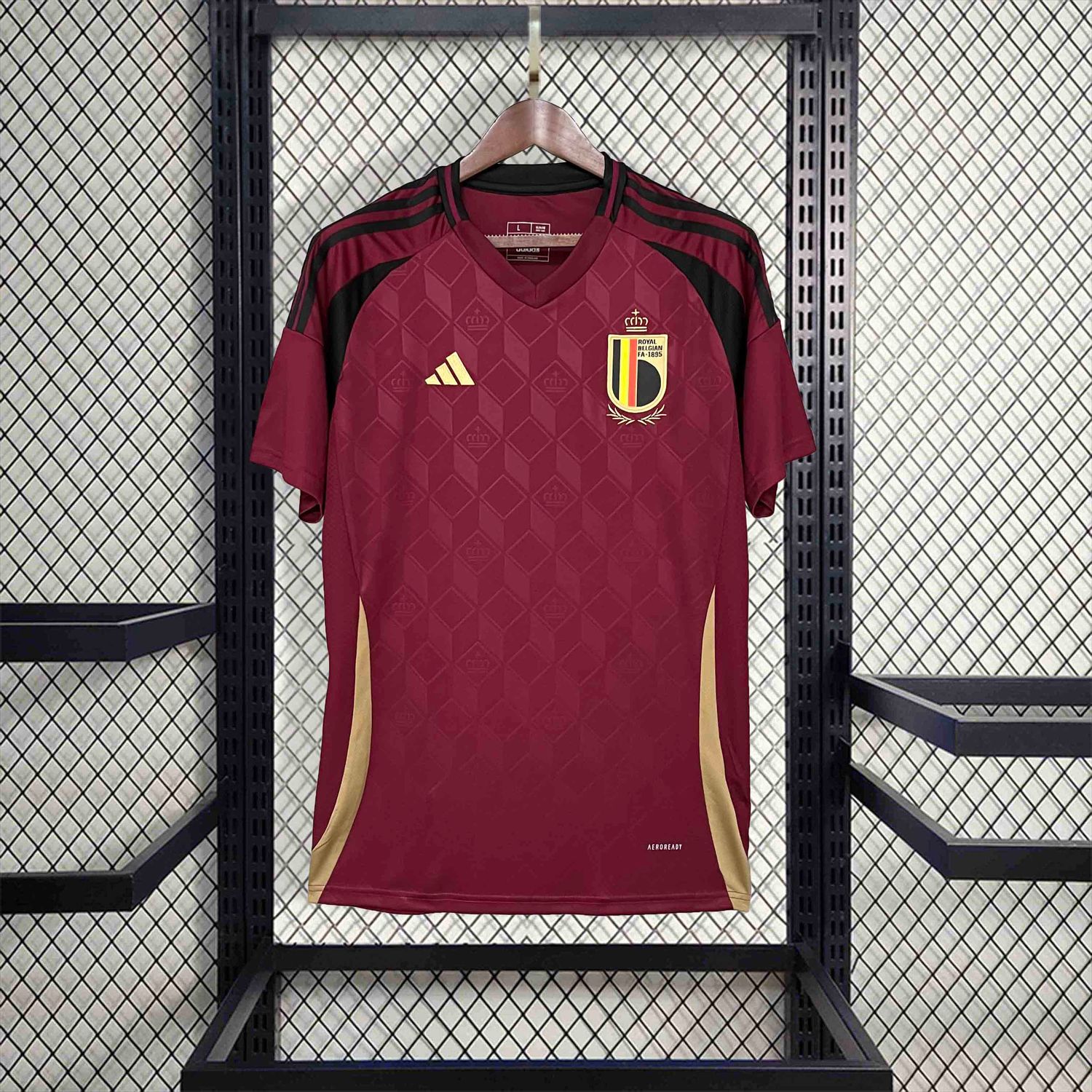 Camisa Bélgica Home 2024-2025 Adidas Eurocopa