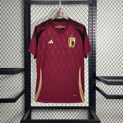 Camisa Bélgica Home 2024-2025 Adidas Eurocopa