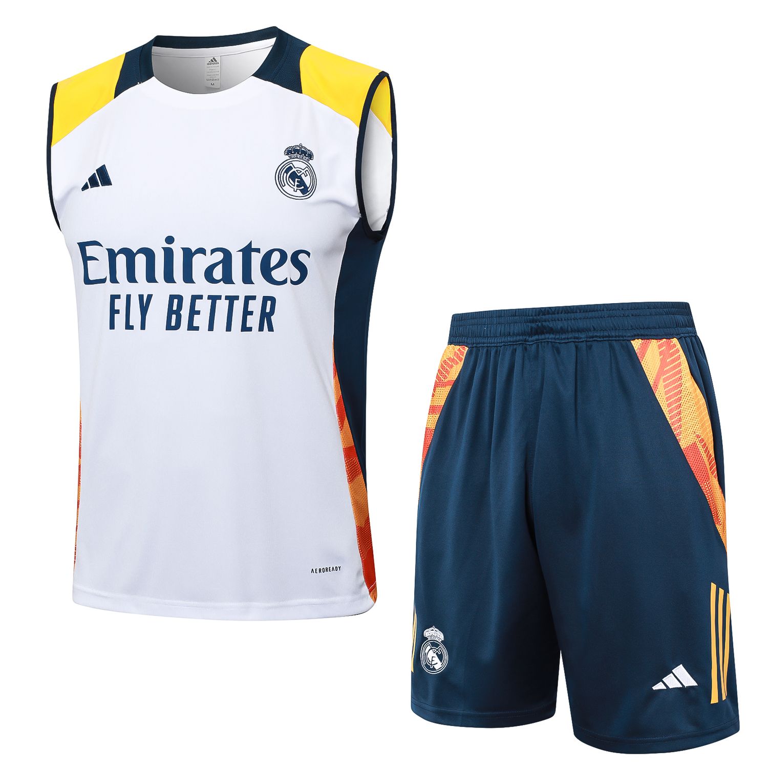 Kit Treino Real Madrid 2024 Camisa + Calção