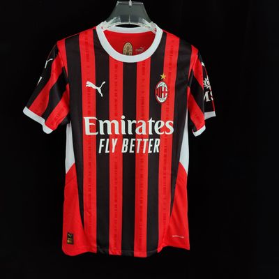 Camisa AC Milan Home 2024-2025 Masculina