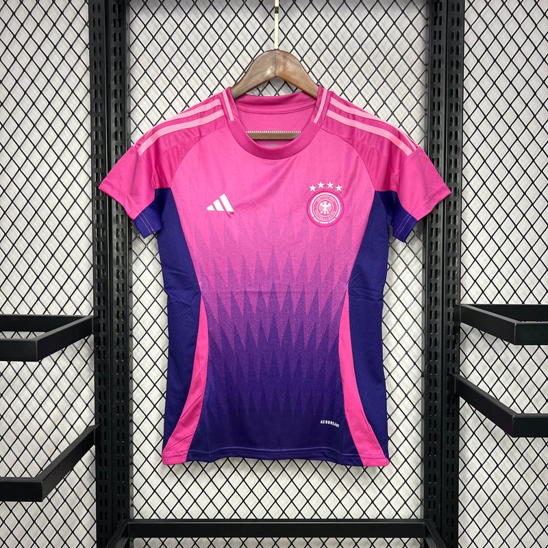 Camisa Seleção da Alemanha Rosa 2024/2025 Feminina Eurocopa