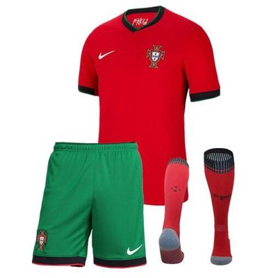 Camisa Infantil Portugal Home Short+ Meião 2024/2025