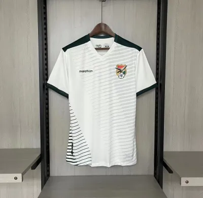 Camisa Seleção Bolívia II Away 23/24 - Masculina - Modelo Torcedor - Branca Copa América