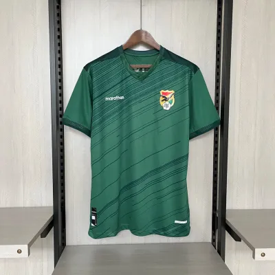 Camisa Seleção Bolívia I Home 23/24 - Masculina - Modelo Torcedor - Verde Copa América