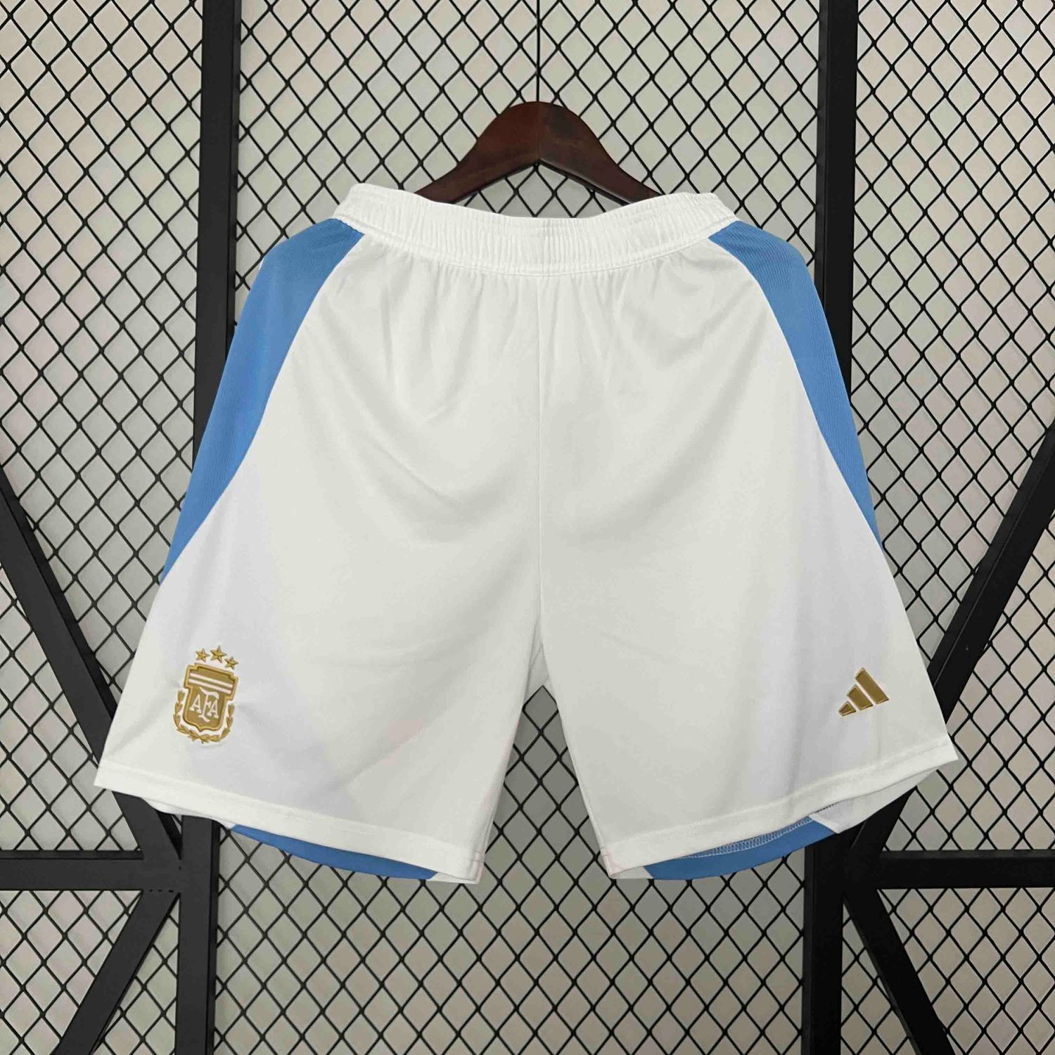 Calção Argentina 2024 Adidas Masculino - Branco