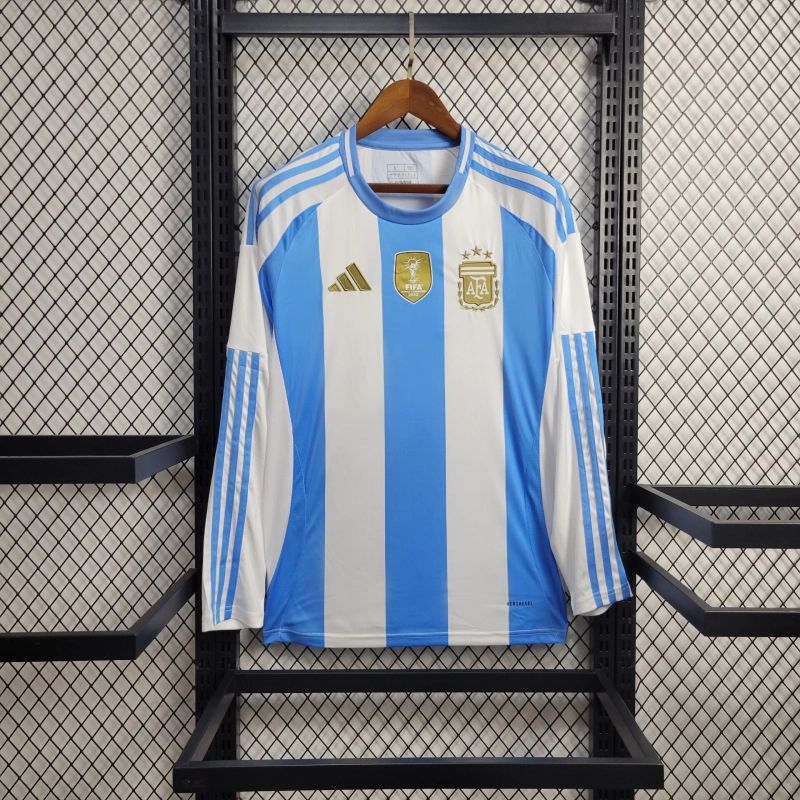 Camisa Argentina 2024/2025 Manga Longa Copa América