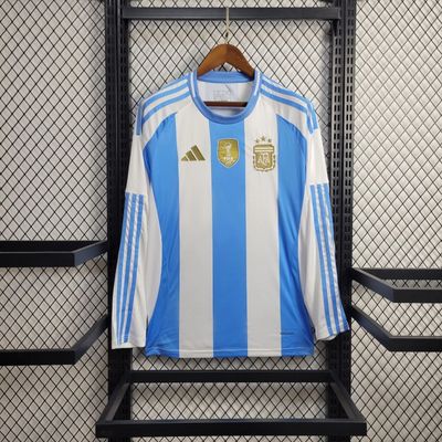 Camisa Argentina 2024/2025 Manga Longa Copa América