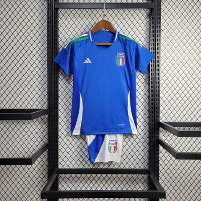 kit Camisa Seleção da Itália Home 2024/25 -Infantil + short