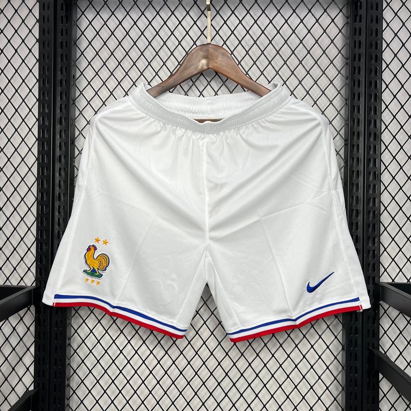 Calção França Nike 2024/2025 branco Eurocopa