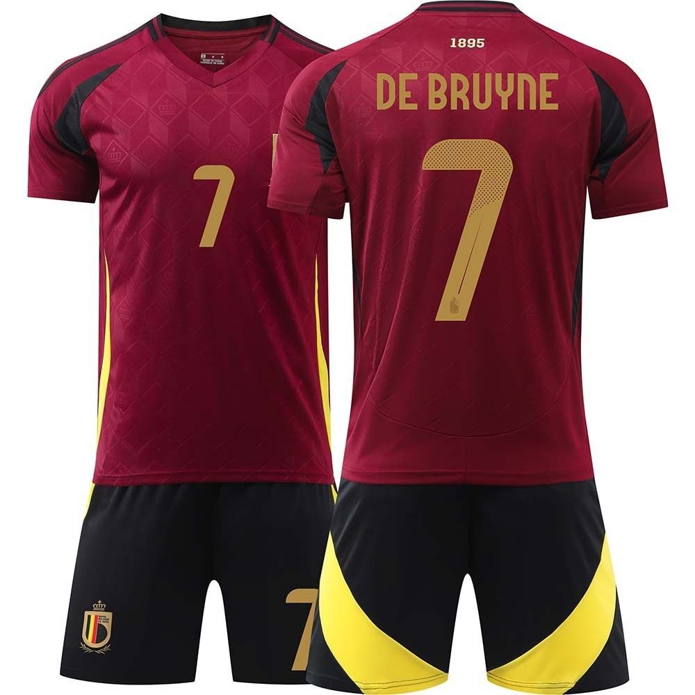 kit Camisa Seleção Bélgica 2024 Eurocopa Kevin De Bruyne