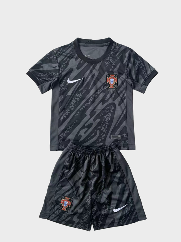 kit Camisa Seleção Portugal 2024-2025 Infantil Goleiro Eurocopa