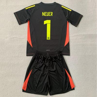 Kit Camisa  Infantil Alemanha Goleiro Manuel Neuer  2024/2025 + Short