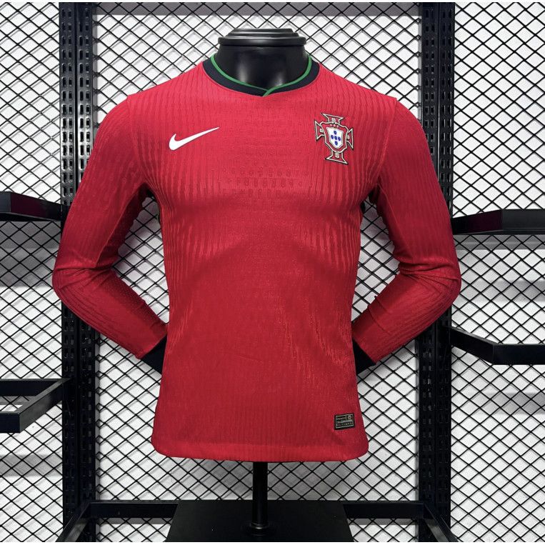 Camisa Portugal 2024/25 Home Manga Longa Jogador