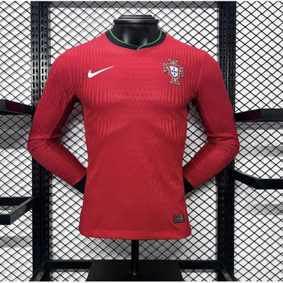Camisa Portugal 2024/25 Home Manga Longa Jogador