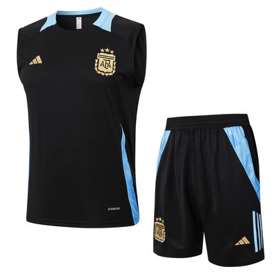 Kit Treino Camisa Regata Seleção da Argentina 2024/25 Camisa+Calção