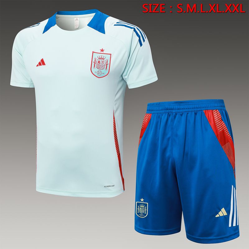 Kit Treino Camisa Regata Seleção da Espanha 2024/25 Camisa+Calção