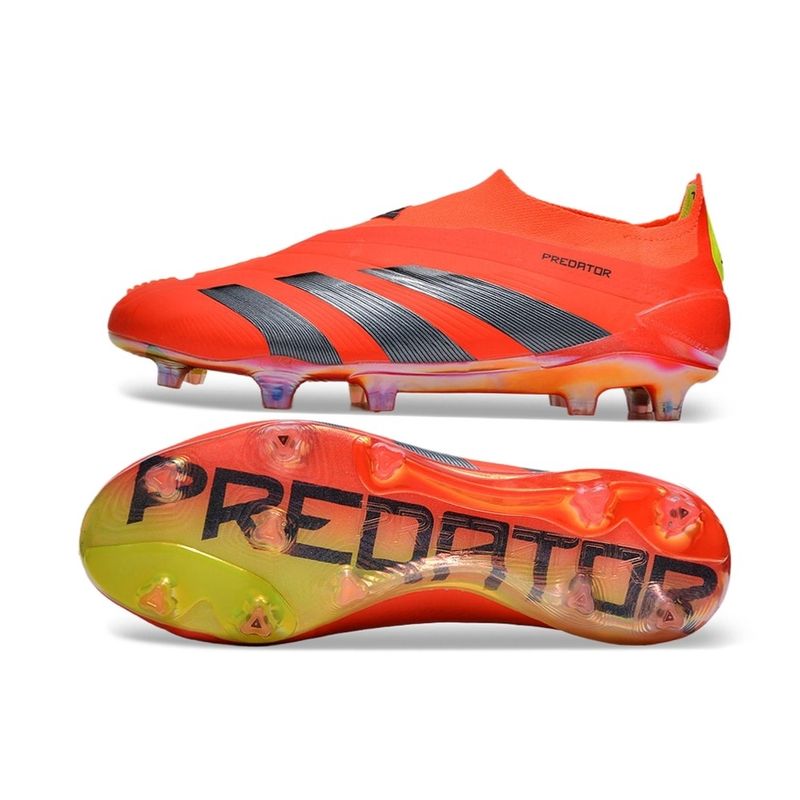 Chuteira de Campo ADIDAS Predator Elite LL FG Laranja/Prata