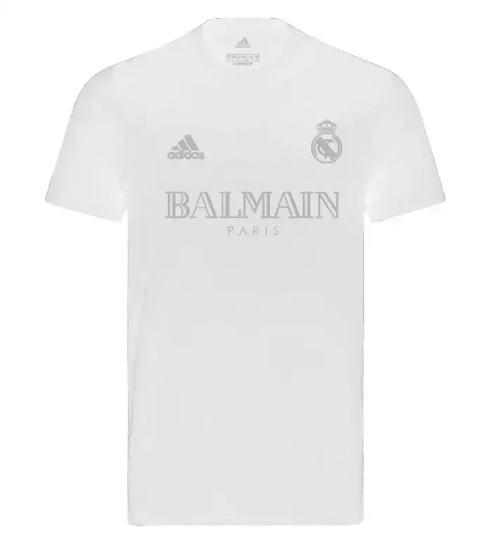 Camisa Real Madrid x Balmain 23/24 Branca - Adidas Masculino