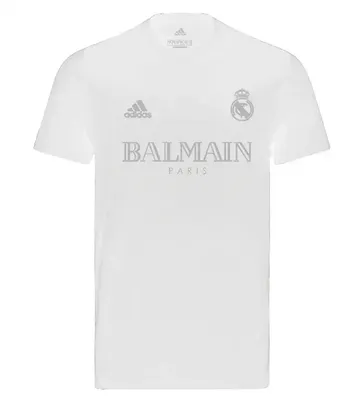 Camisa Real Madrid x Balmain 23/24 Branca - Adidas Masculino
