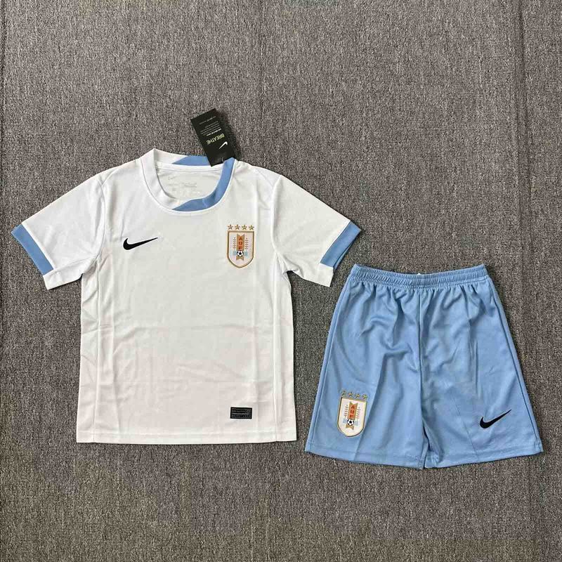 Kit Camisa  Infantil Uruguai 2024/2025 + Short