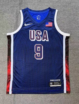 Camiseta Regata Basquete USA EUA Seleção Estados Unidos Jogos Olímpicos Paris 2024 Azul